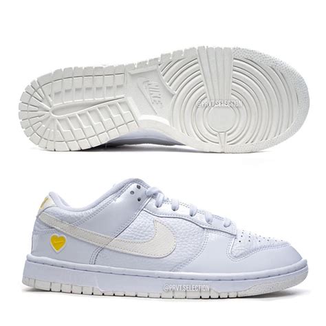 dunk low yellow heart release date